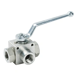 Гидравлический шаровый кран трехходовой PL3K-G1/2