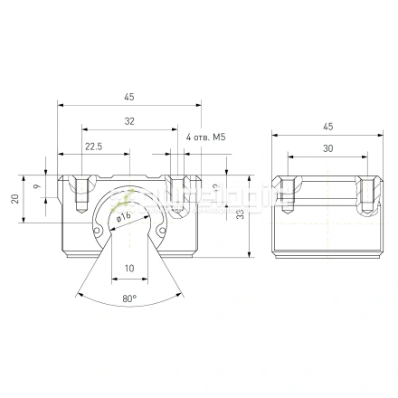 Модуль опорный SBR16 фото