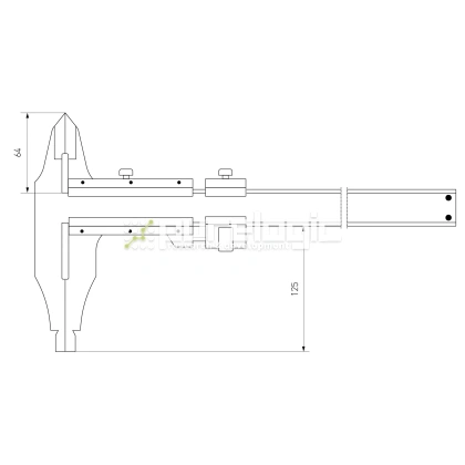 Штангенциркуль IIVC-800-5 фото