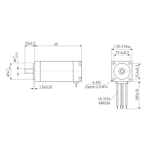 Двигатель шаговый биполярный 20CM005 3 839 руб. Двигатель шаговый биполярный 20CM005