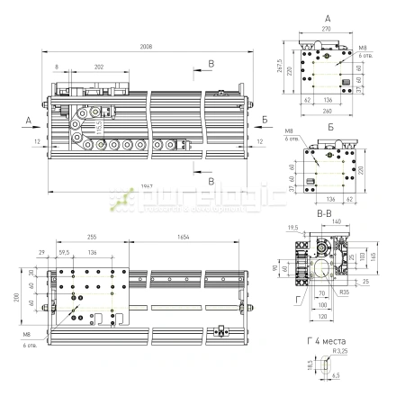 Модуль линейного перемещения PLLM-91L-1.6-2 фото