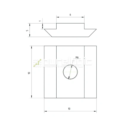 Сухарь пазовый 20HM6 фото