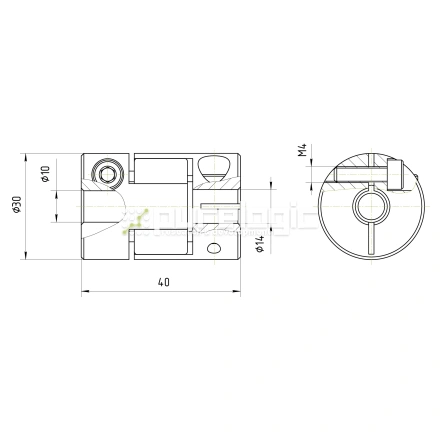 Муфта соединительная BF-30-14-10 фото