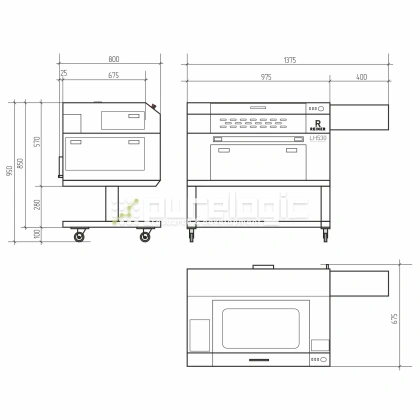 Лазерный станок REINER LH530-60W 198 735 Лазерный станок REINER LH530-60W фото