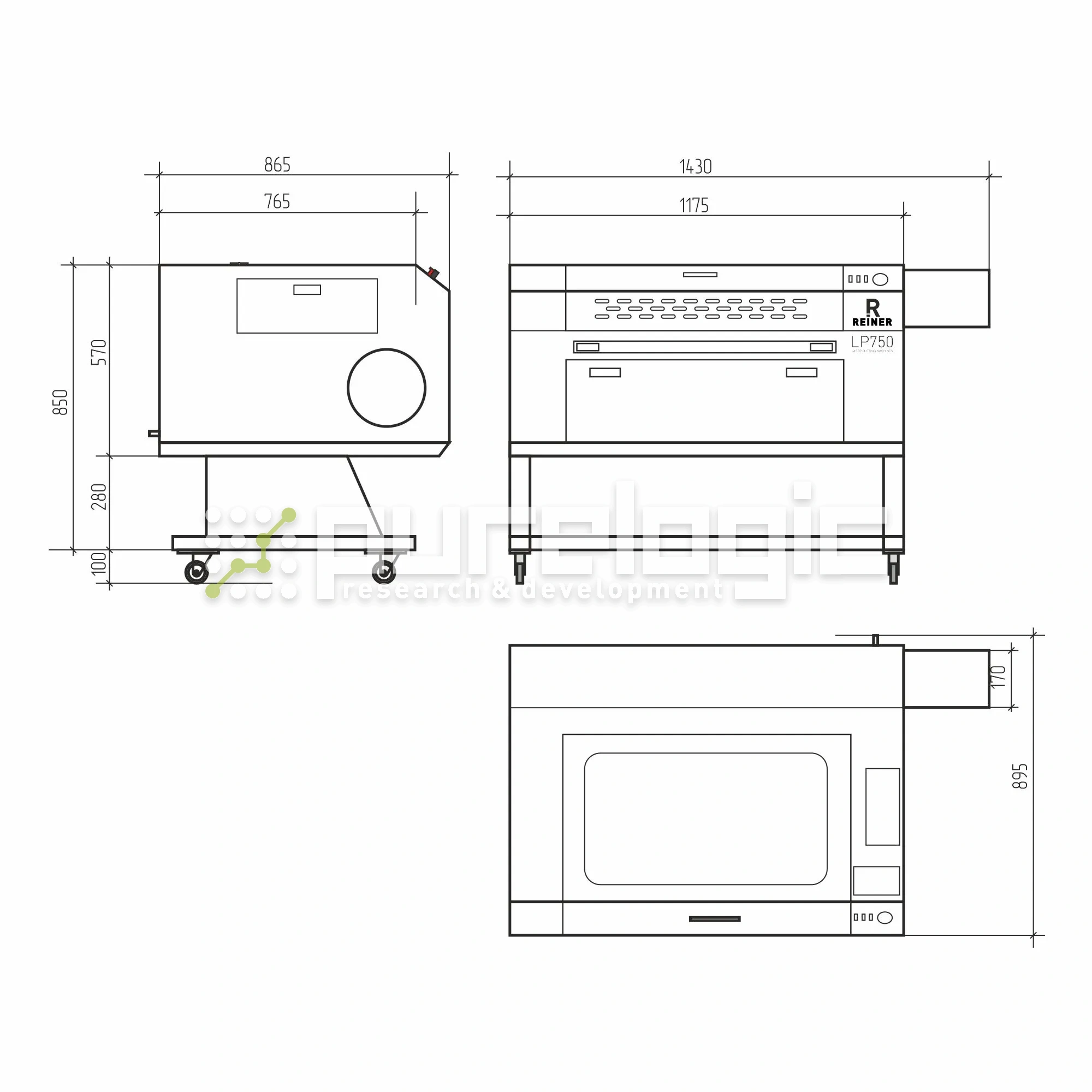 Лазерный станок REINER LP750-80W 380 320 Лазерный станок REINER LP750-80W фото
