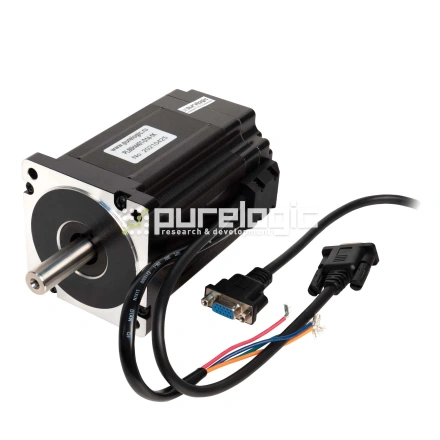 Двигатель шаговый с энкодером PL86H4401-D14-1K фото