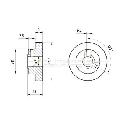 Рукоятка H3012-5 506 Рукоятка H3012-5 фото