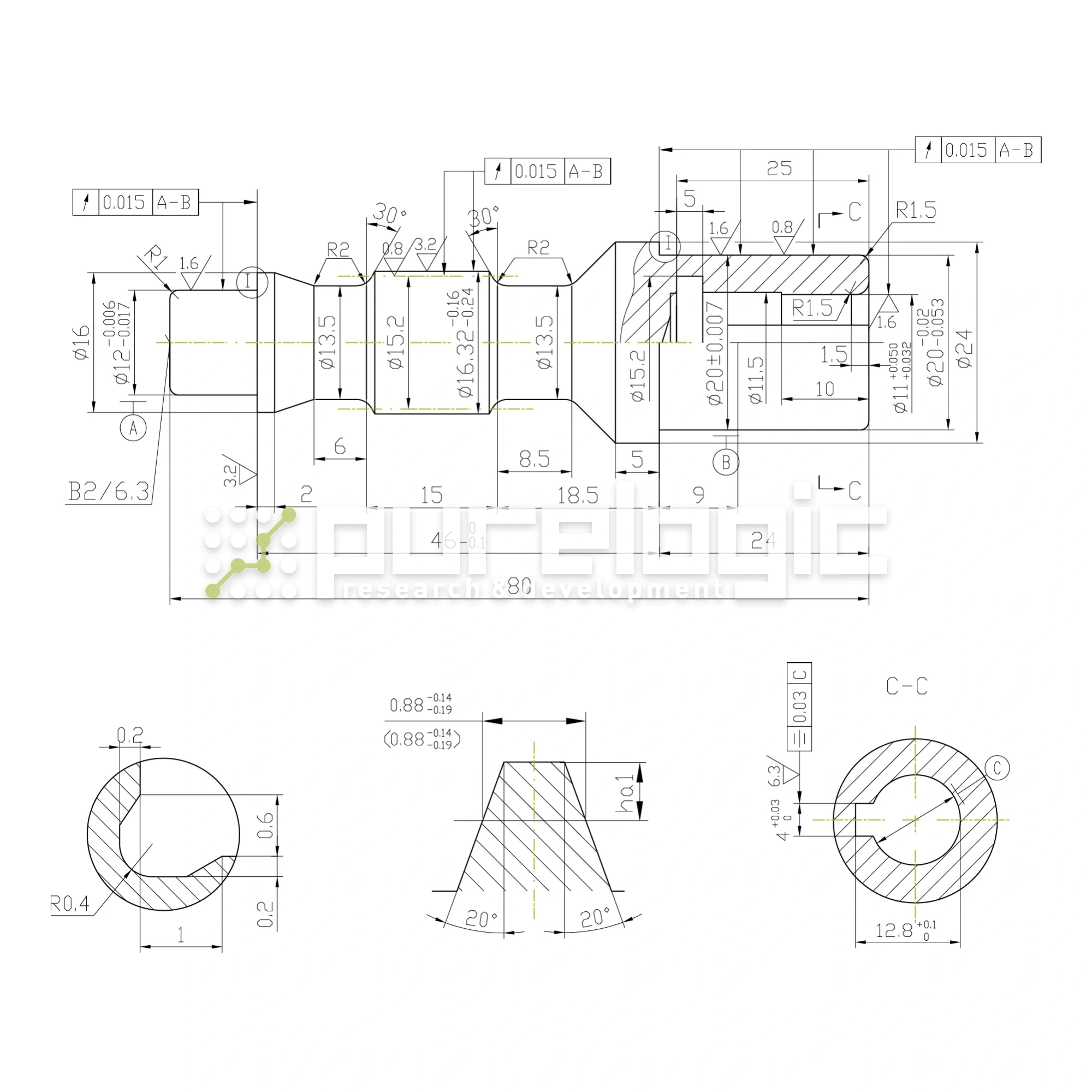 Червячный винт W3080-11 2 647 Червячный винт W3080-11 фото