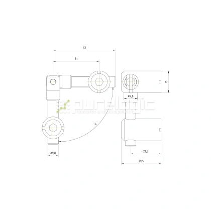Пазовый соединитель 45MSD-A фото