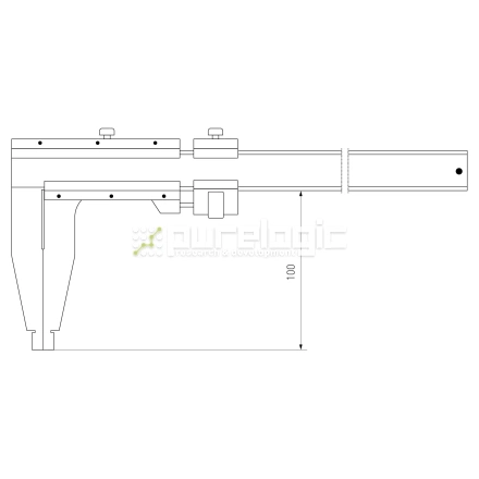 Штангенциркуль IIIVC-500-5 фото