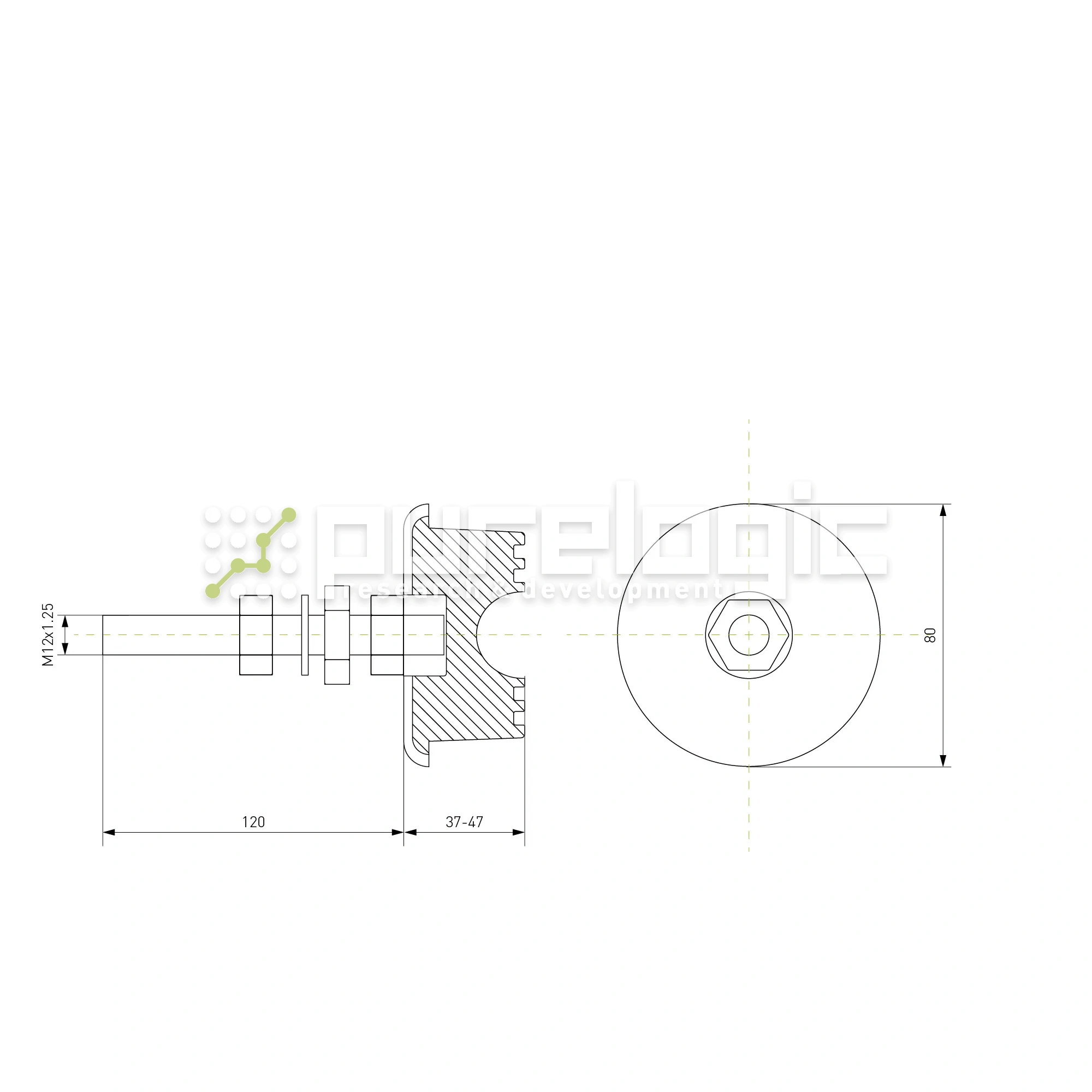 Виброопора ZAL8035V120 1 857 Виброопора ZAL8035V120 фото
